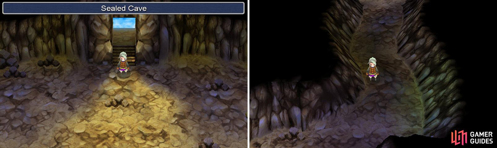 Welcome to Sealed Cave, the next dungeon in this game.