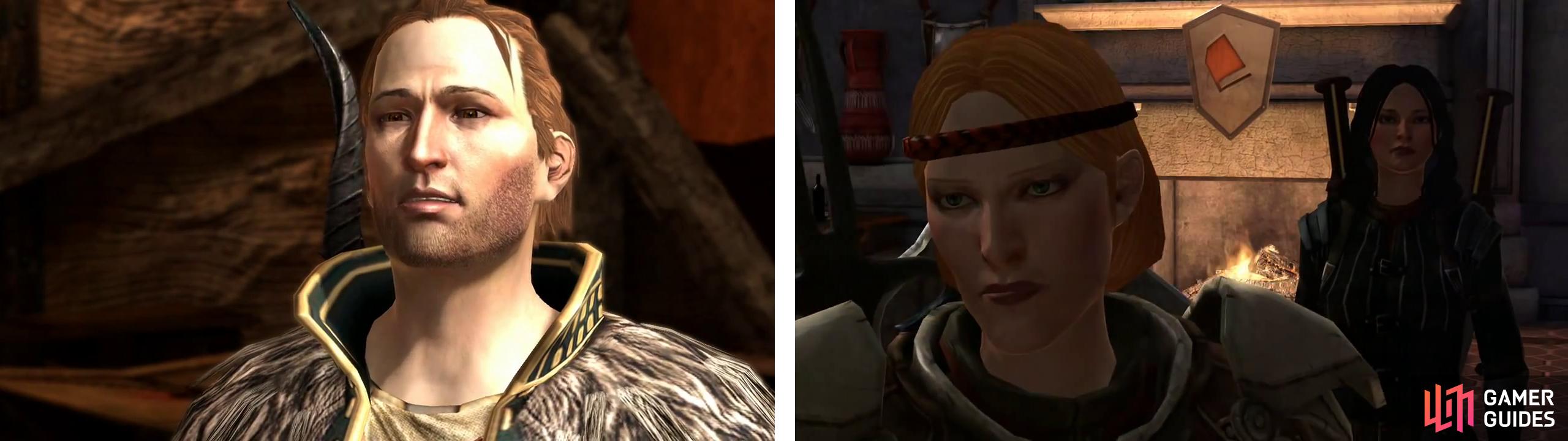 Anders (left) and Aveline (right).