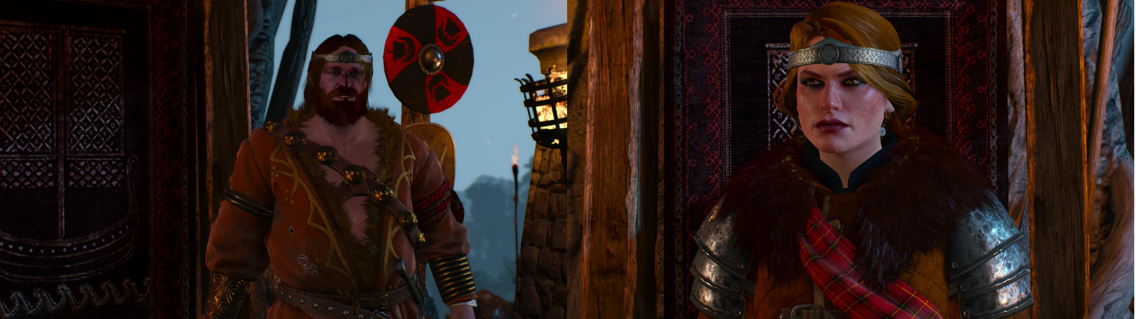 Depending on your choices during King's Gambit (if you bothered with it at all, that is, either Hjalmar (left) or Cerys (right) will take the crown of Skellge.