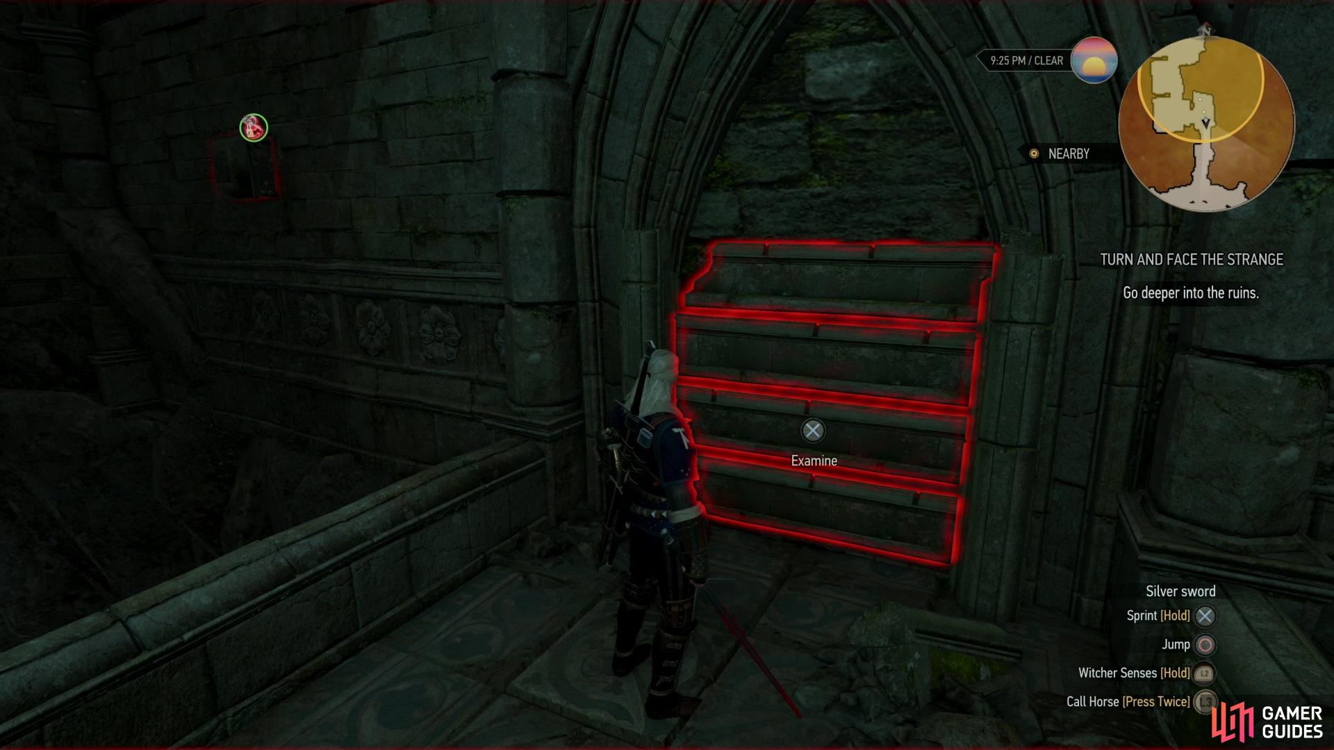 to open some stone locks blocking the way forward.