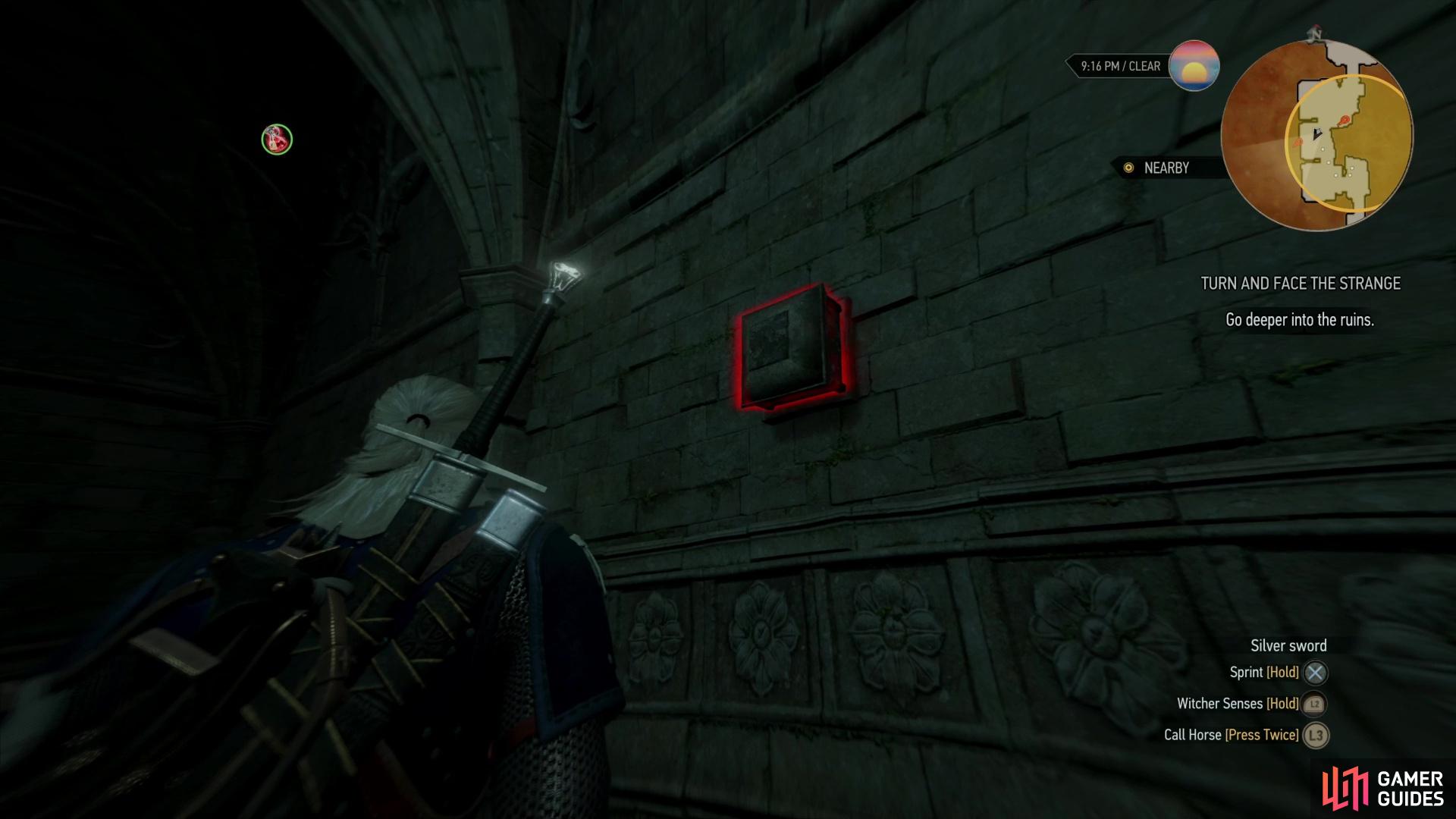 You'll need to shoot four wall panels,