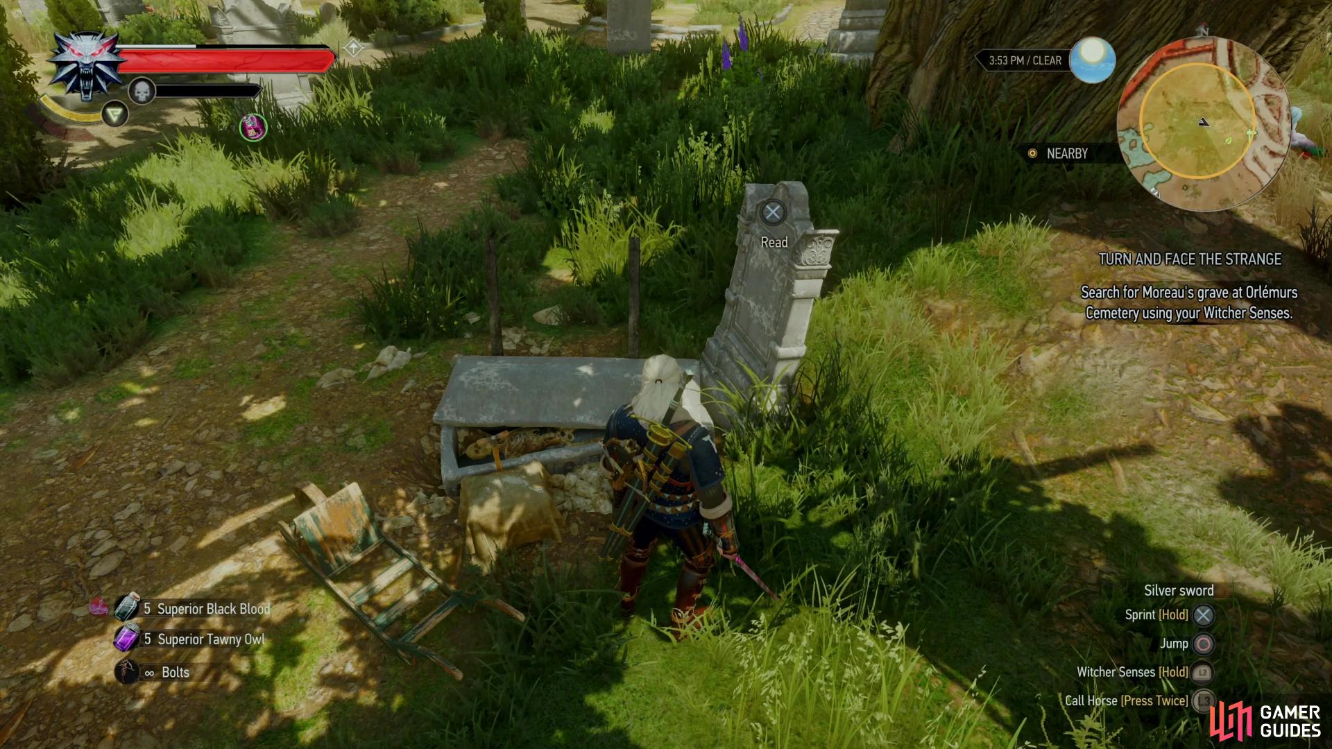 Dead with the necrophages, then search the grave only to find out you're not the only one seeking this laboratory.
