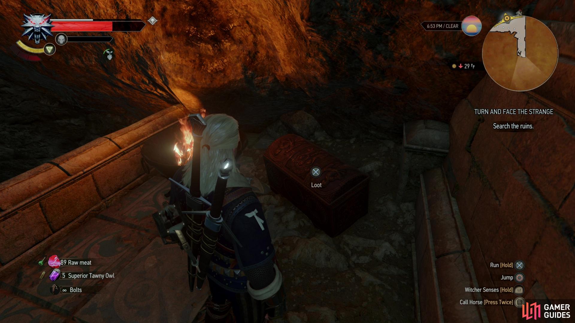 and you'll score a chest.