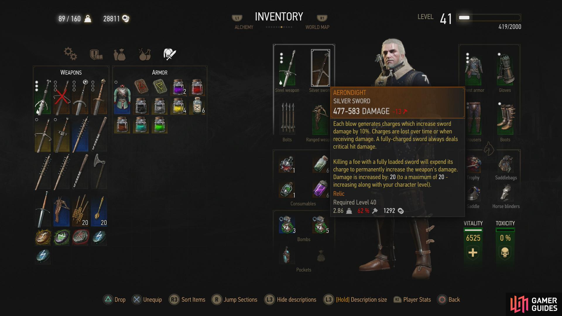 Witcher 3 Quest list (to kinda avoid over-leveling) by @audreyg - Listium