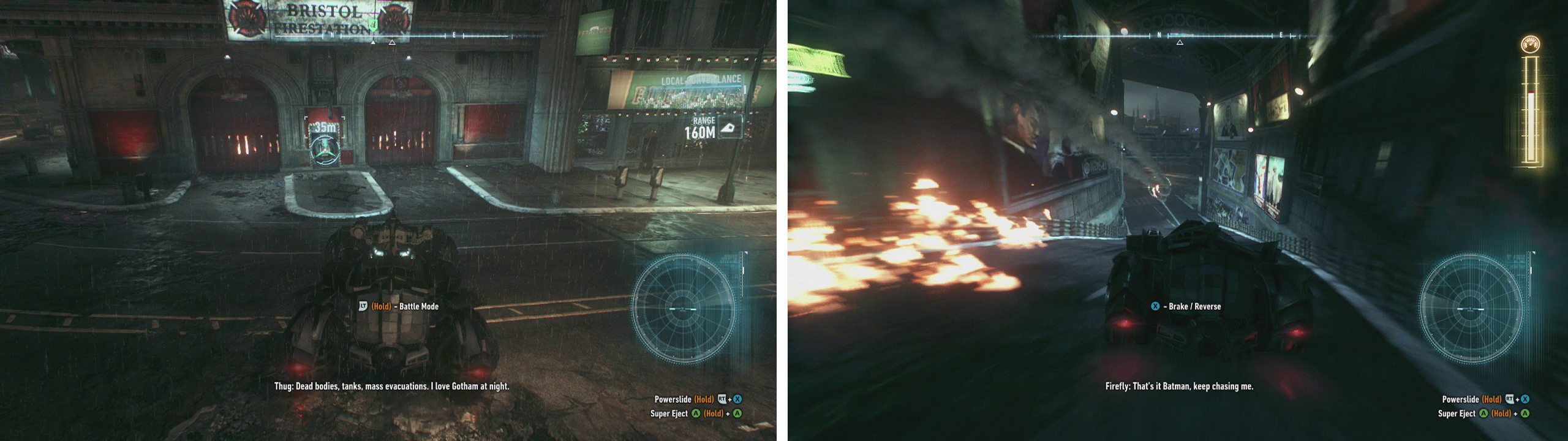 Batman: Arkham Knight - Gotham on Fire Locations and Walkthrough