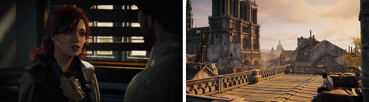 Watch the two scenes that set Arno along a path that leads to the Brotherhood.