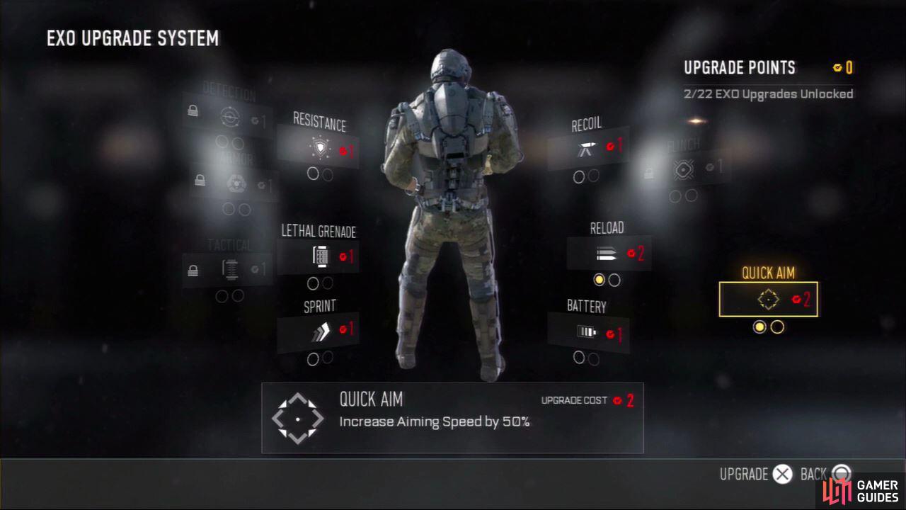 Controls - Information - Campaign Guide, Call of Duty: Advanced Warfare