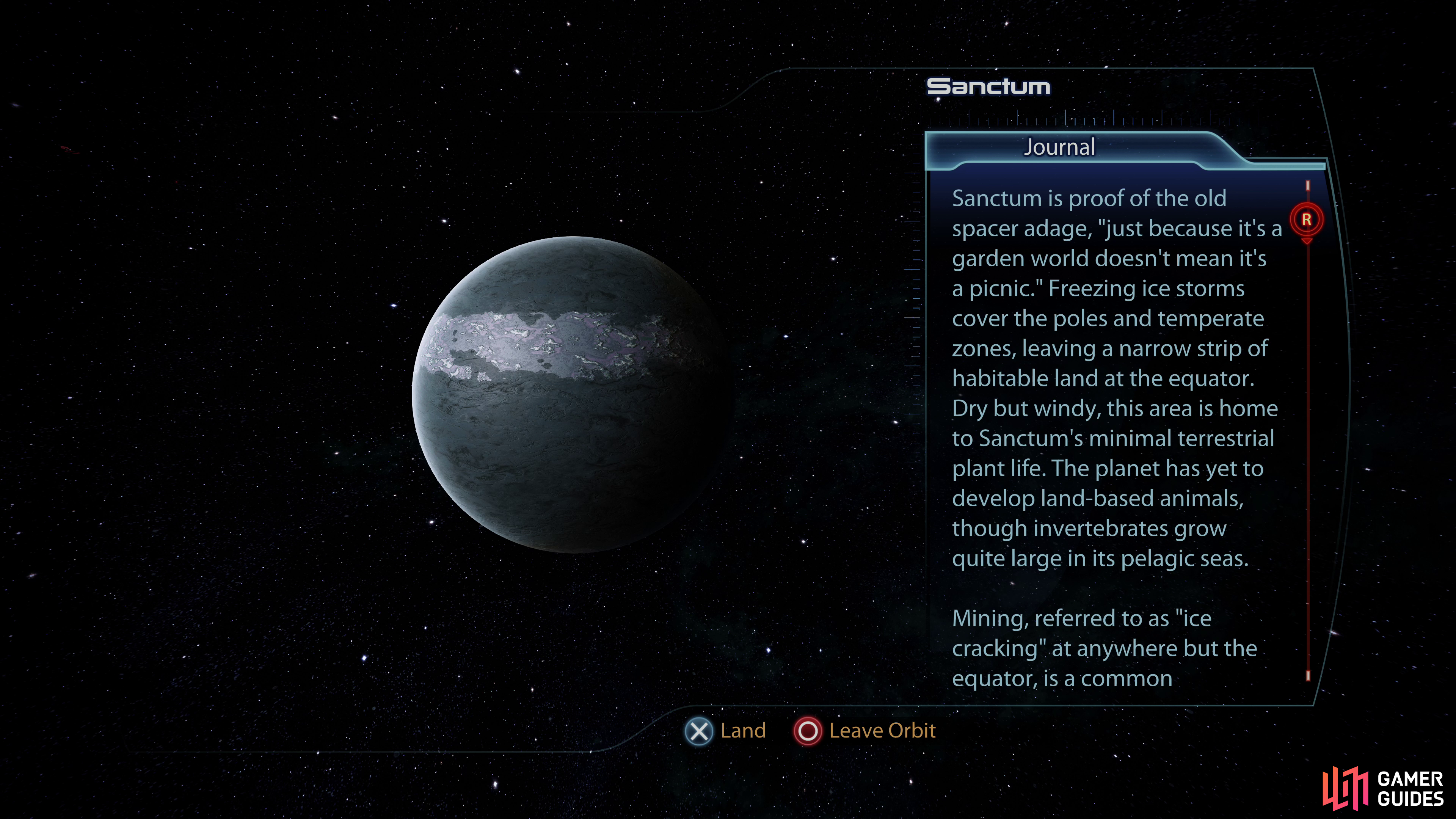 The mission "N7: Cerberus Lab" can be started by traveling to the planet Sanctum.