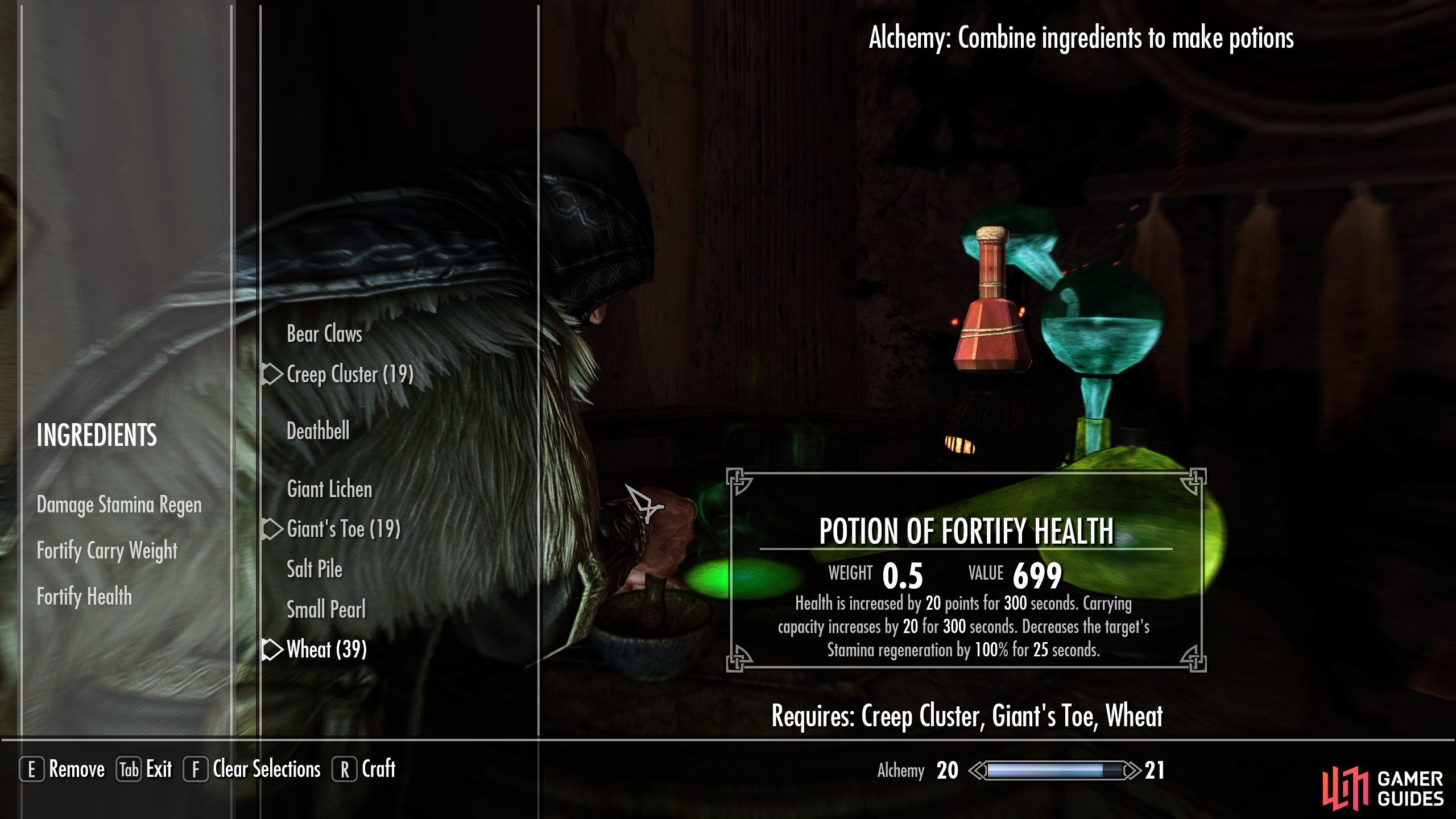 Combine ingredients with the same properties to make useful (and valuable) potions and poisons.