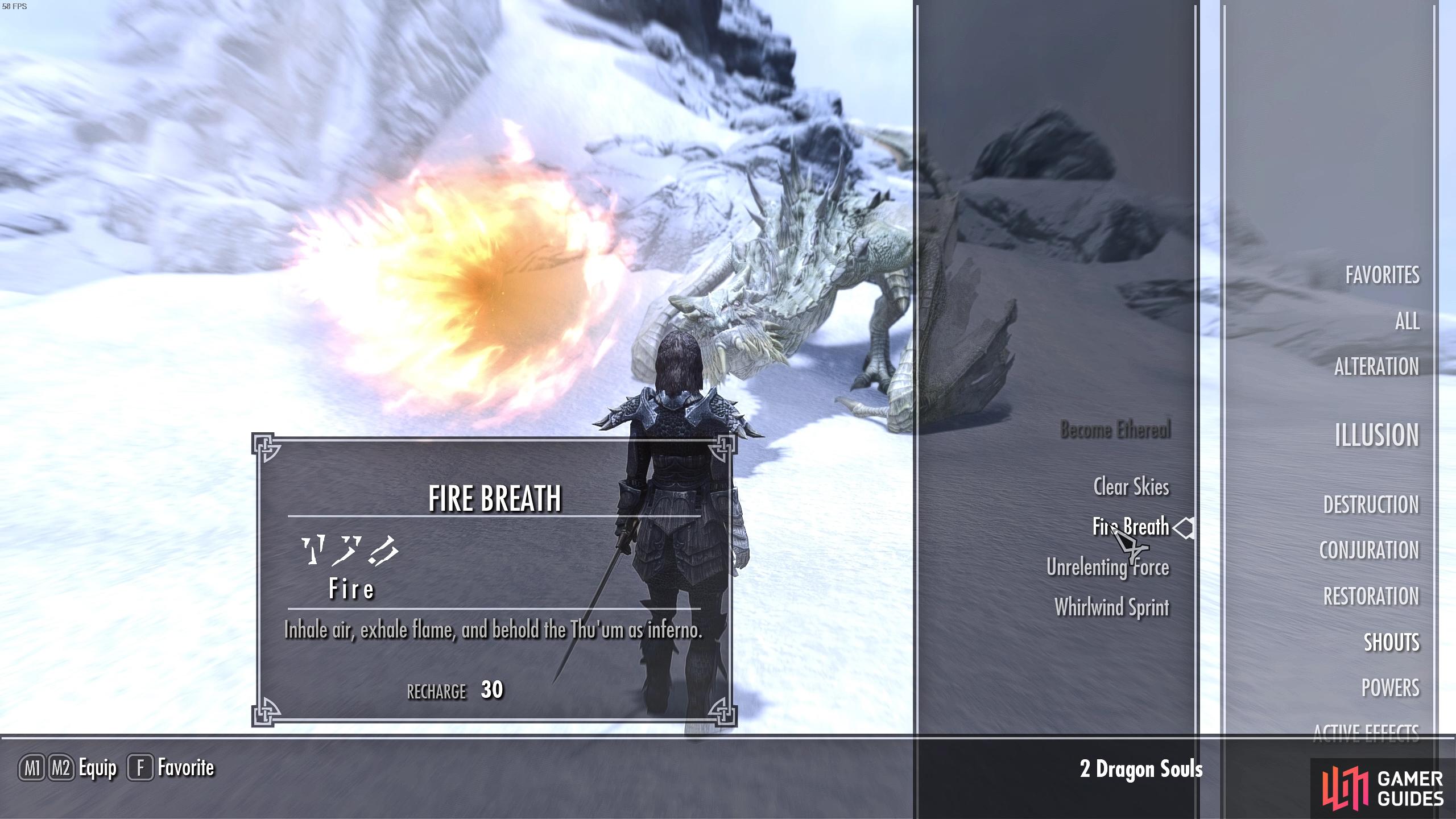 Use Fire Breath on Paarthurnax to advance the quest.