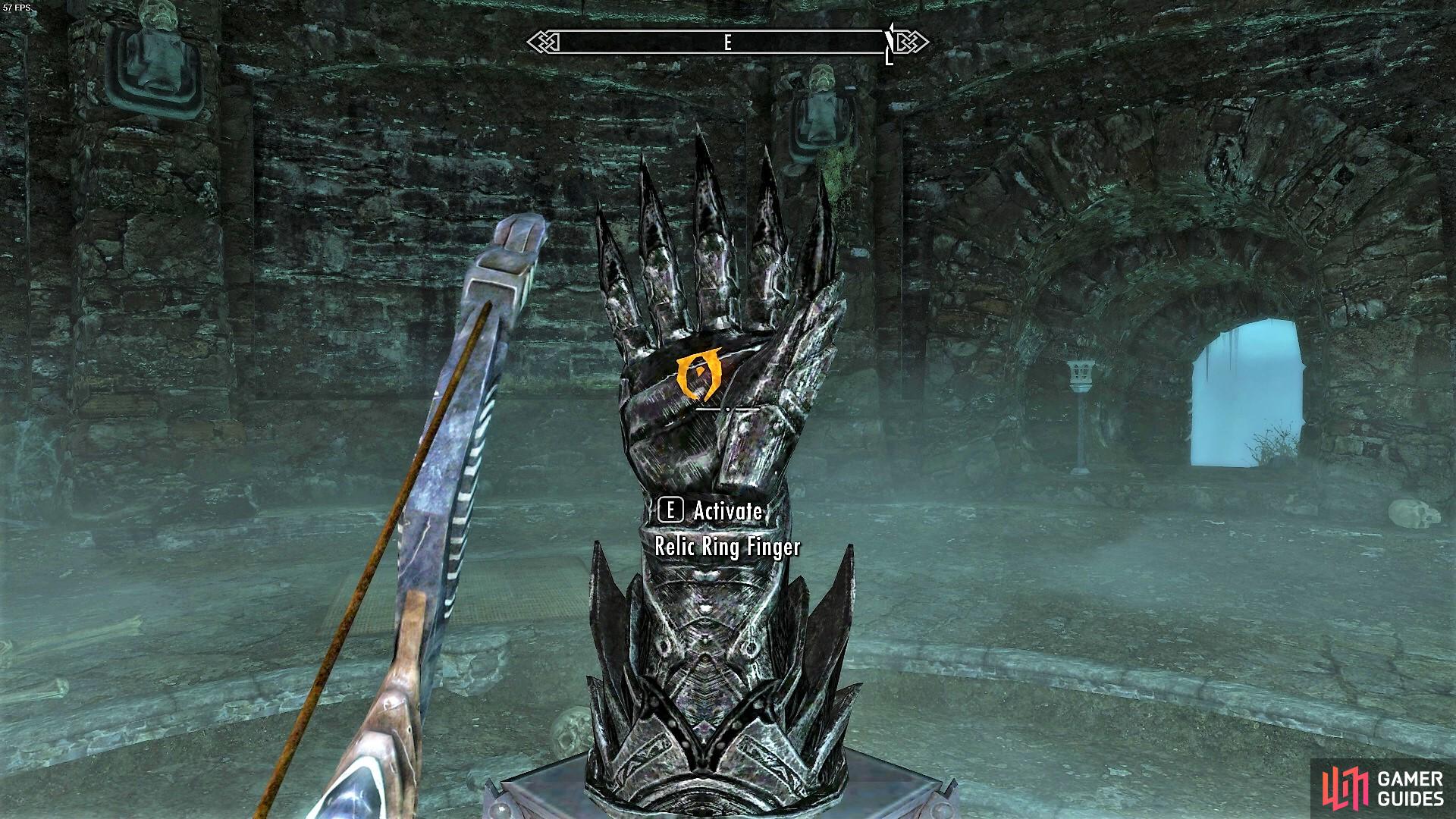 The Daedric Gauntlet is a part of a mysterious unnamed quest.