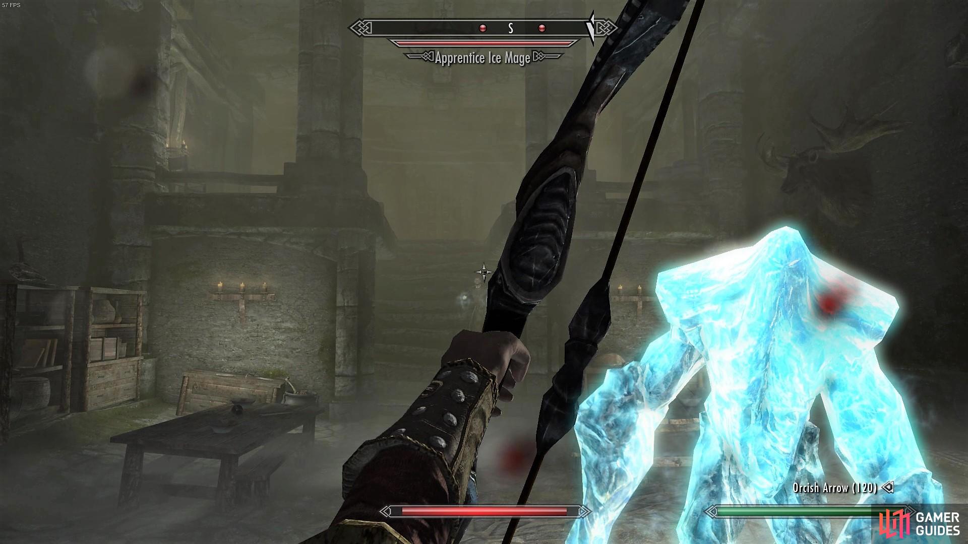 Watch out for the Mage and his Frost Atronach!