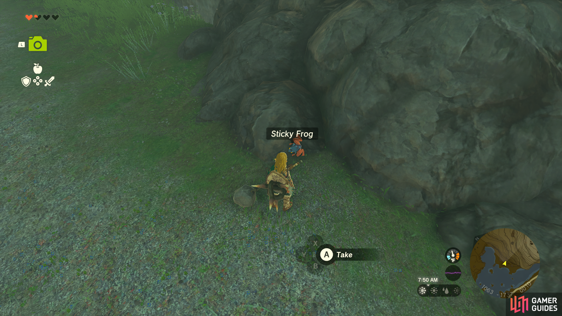 Stacka Frog Sticky Frog - The Legend of Zelda: Tears of the Kingdom Database ...