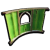 "Windowed Sturdy Curved Wall" icon