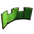 "Grass Curved Half Wall B" icon