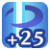 "Avoid +25" icon