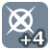 "Dexterity +4" icon