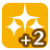 "Luck +2" icon