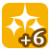 "Luck +6" icon