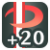 "Dodge +20" icon