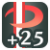 "Dodge +25" icon