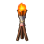 "Rustic Standing Torch" icon