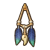 "Blue Decorative Feather" icon