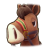 "Brown Horse Saddle" icon