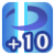 "Avoid +10" icon
