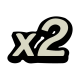Icon for <span>x2</span>