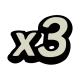 Icon for <span>x3</span>