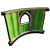 "Windowed Sturdy Curved Wall" icon