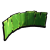 "Grass Curved Half Wall A" icon