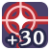 "Hit +30" icon
