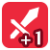 "Strength +1" icon