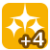 "Luck +4" icon