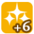 "Luck +6" icon