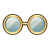 "Gold Round Specs" icon