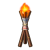 "Rustic Standing Torch" icon