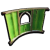 "Windowed Sturdy Curved Wall" icon