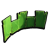 "Grass Curved Half Wall B" icon