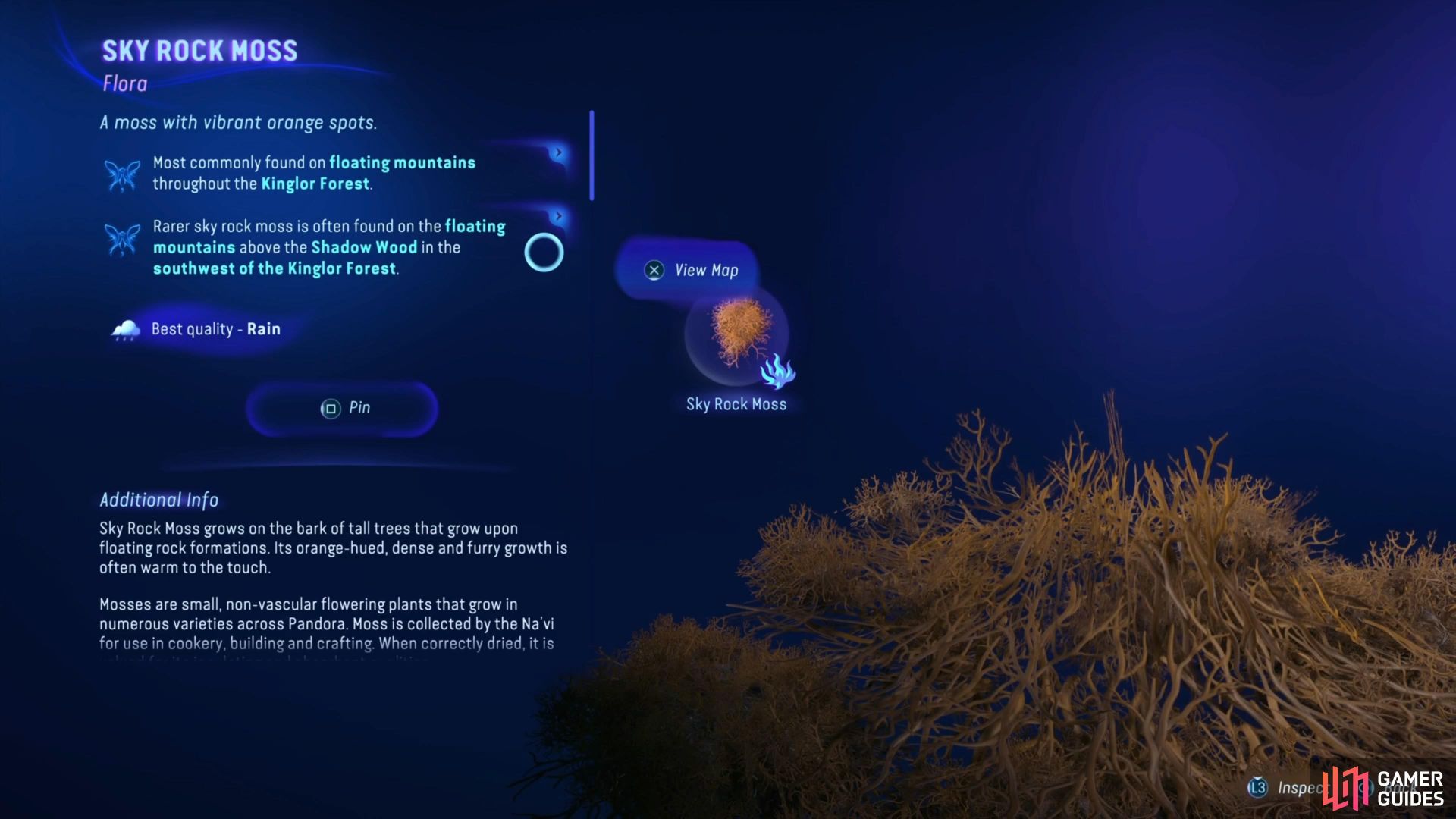Sky Rock Moss Locations - Avatar: Frontiers of Pandora - Materials ...