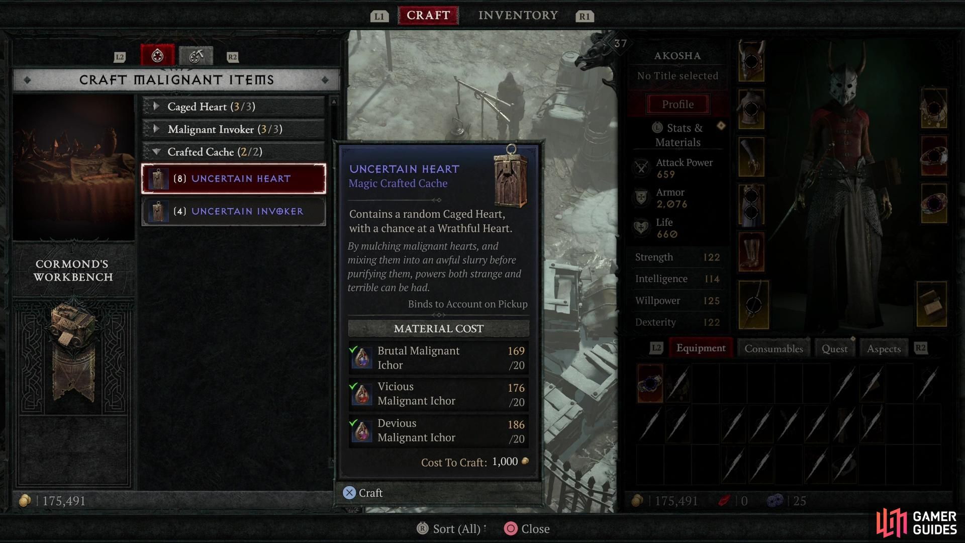 Diablo 4 Wrathful Malignant Hearts The Great Feast Stats and Farming Tips Season 1 Seasons