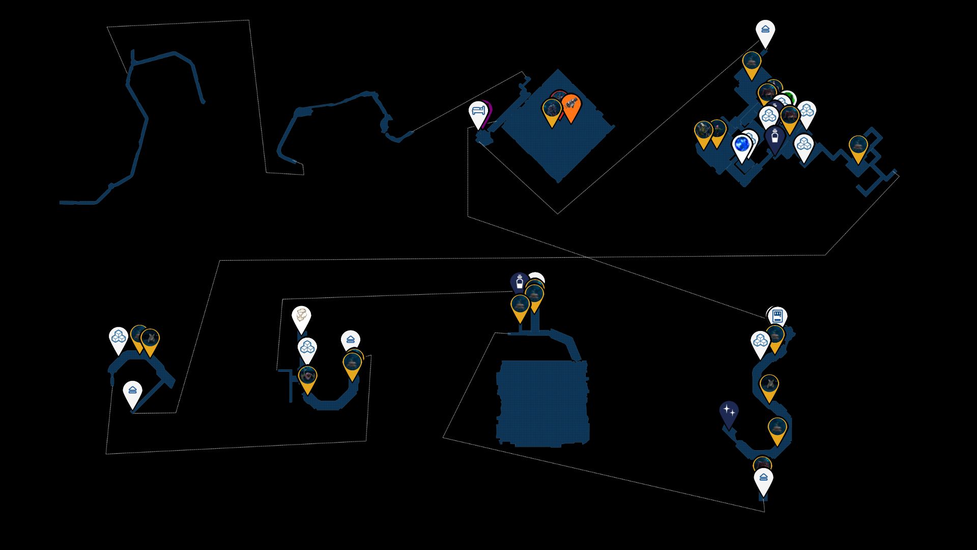 Sector 7 Underground Test Site Interactive Map - Final Fantasy VII ...