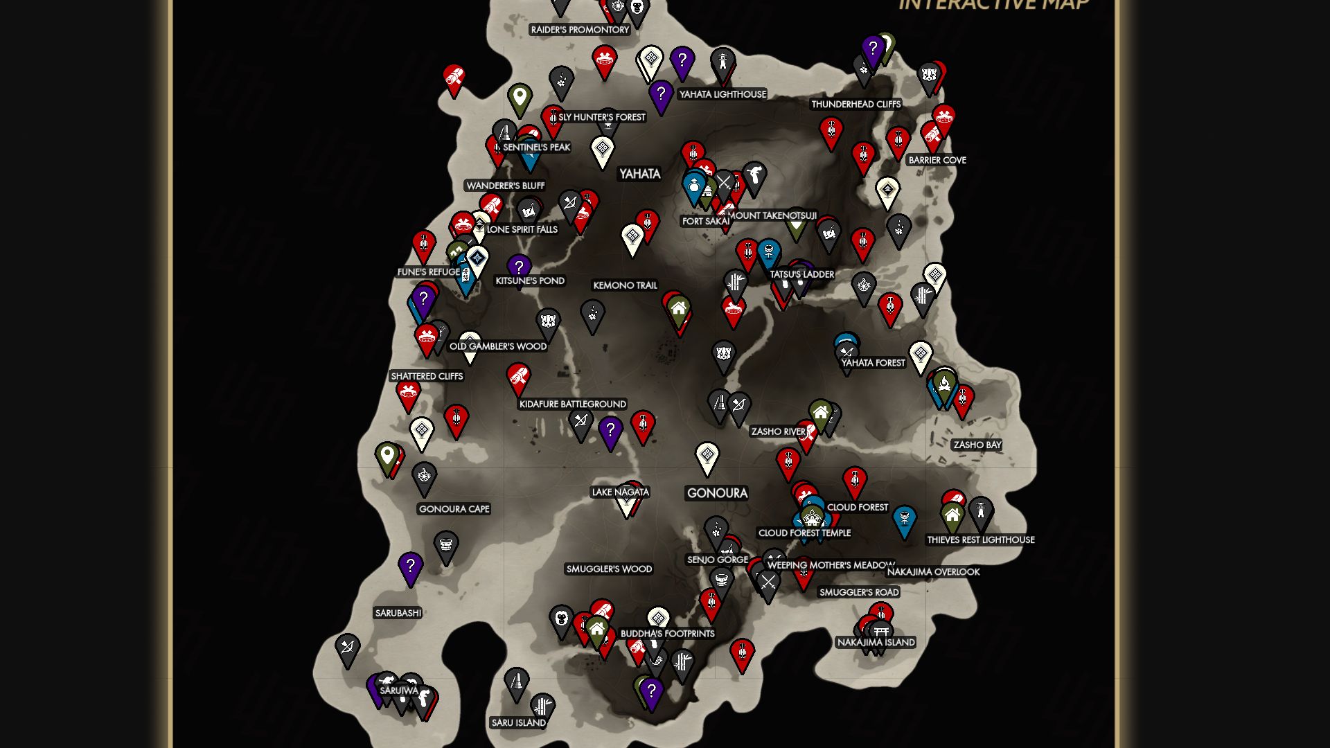 Iki Island DLC Map - Ghost of Tsushima: Director's Cut Map | Gamer Guides®