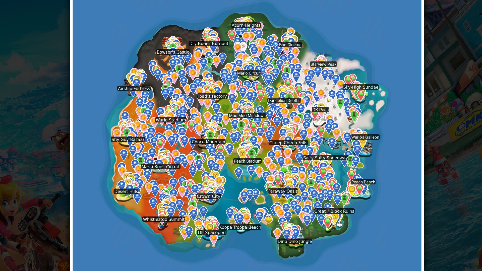 World Interactive Map - Mario Kart World | Gamer Guides®