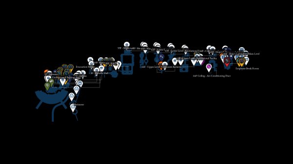 Final Fantasy VII Remake Intergrade Shinra Building interactive map