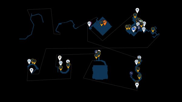 Final Fantasy VII Remake Intergrade Sector 7 Underground Test Site interactive map