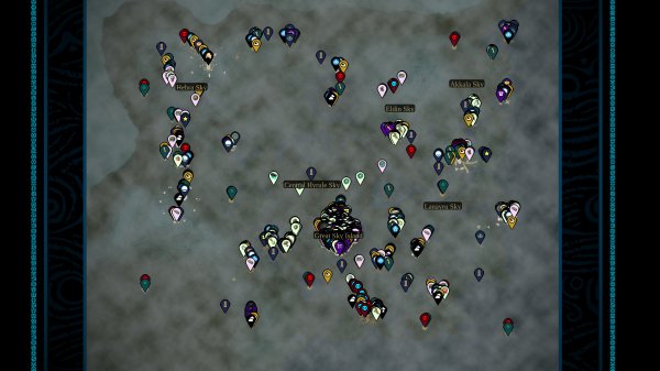 The Legend of Zelda: Tears of the Kingdom Hyrule Sky Islands interactive map