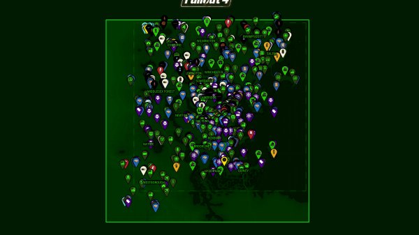 Fallout 4 Commonwealth interactive map